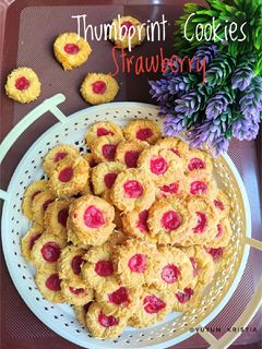 Foto resep Thumbprint Cookies Strawberry