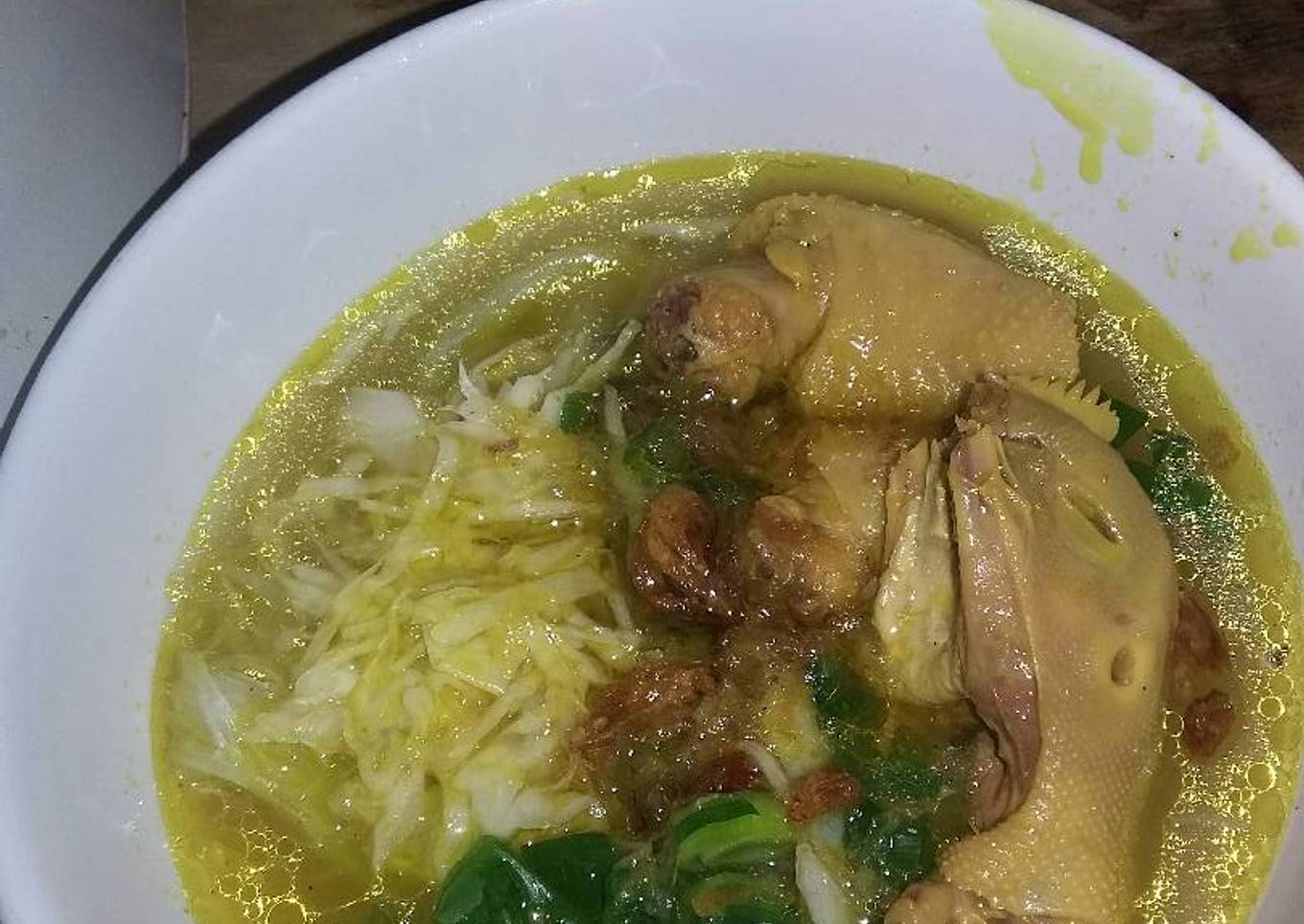 Soto Pala ayam + ceker