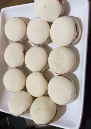 Una foto de Alfajores de maicena sin manteca