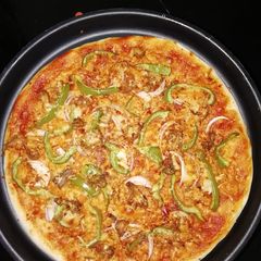 A picture of Egg pizza.