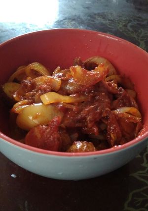 Foto resep Sambal teri saos tiram