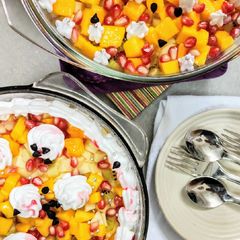 A picture of Fresh Fruit Trifle Pudding.