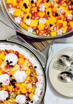 A picture of Fresh Fruit Trifle Pudding.