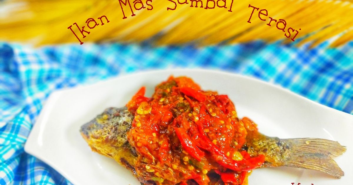 Ikan Mas Sambal Terasi