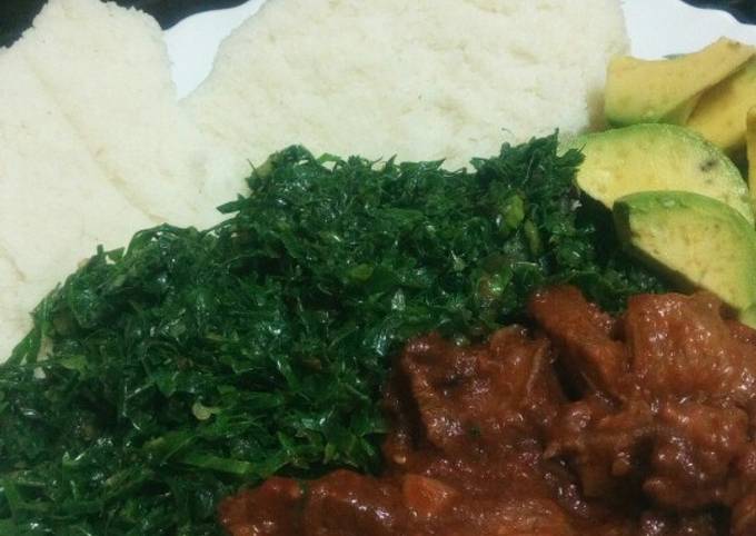 Recipe of Favorite Wet fry beef with greens