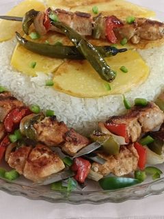 عکسی از دستور جوجه کباب مکزیکی
