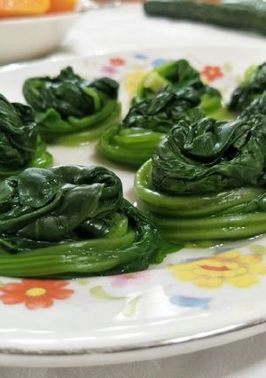 菠菜 婆婆的長年菜 的食譜成品照片