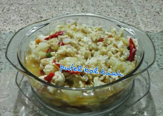 Resep: Putel kol kuah Untuk Jualan