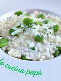 Risotto alle fave fresche e pecorino