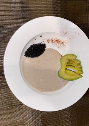 A picture of Tuna Mousse with Avocados.