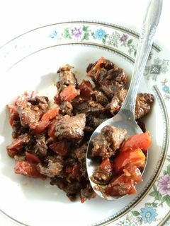 Foto resep Tumis Daging Bumbu Sate
