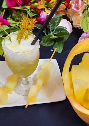 A picture of Sweet melon juice 😍.