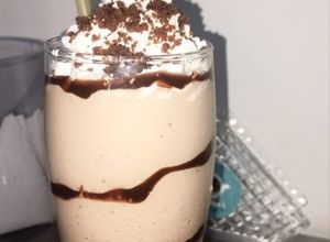 Una foto de Malteada