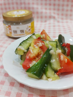 鹽麴漬小黃瓜/蕃茄 的食譜成品照片