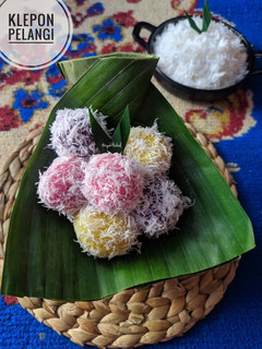 Foto resep Klepon Pelangi