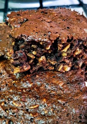 Una foto de Brownie de Banana y Avena sin Gluten