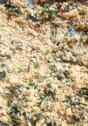 A picture of Dambun couscous.
