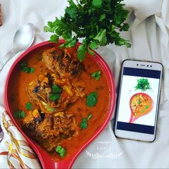 A picture of Goan Style Pomfret Gravy.