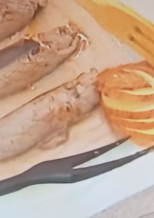 Una foto de Salsa de castañas de cajú y manzanar al horno corte <<<<