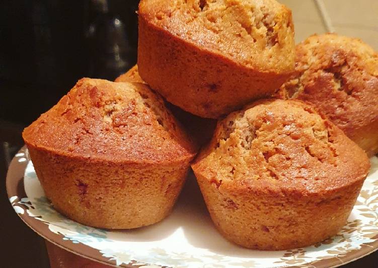 Simple Way to Make Homemade Tasty Strawberry Muffins