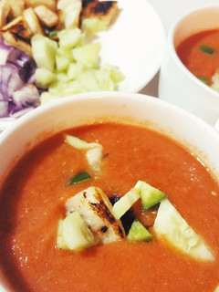 Una foto de Gazpacho andaluz 🍅🥒