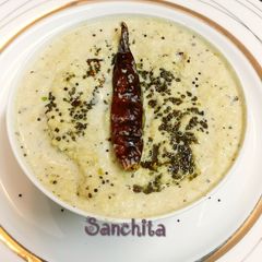 A picture of Coconut Chana Chutney.