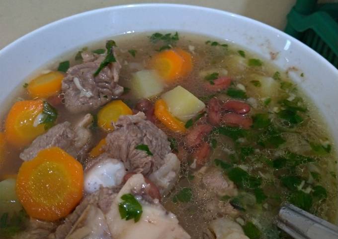 Resep Sop brenebon iga sapi Anti Gagal