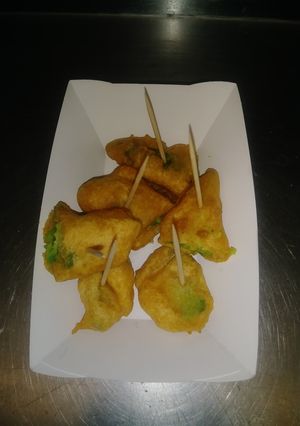 A picture of Deep fried avacodo.