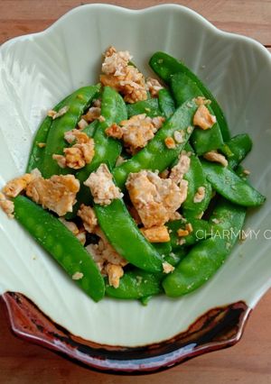 รูปของ ถั่วลันเตาผัดไข่