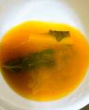 南瓜小白菜湯