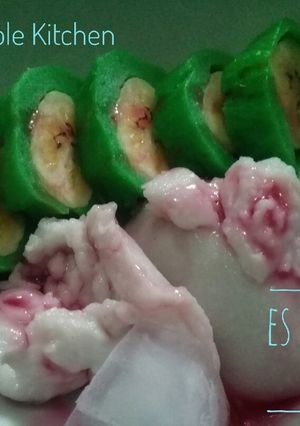 Foto resep Es Pisang Ijo