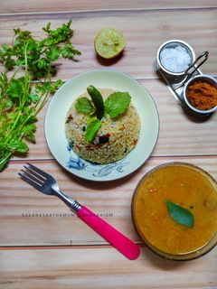 பிளைன் குஸ்கா இன் பிரஷர் குக்கர் (Plain kushka recipe in tamil) செய்முறை முக்கிய புகைப்படம்