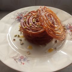 Mango jalebi A picture of Mango jalebi.