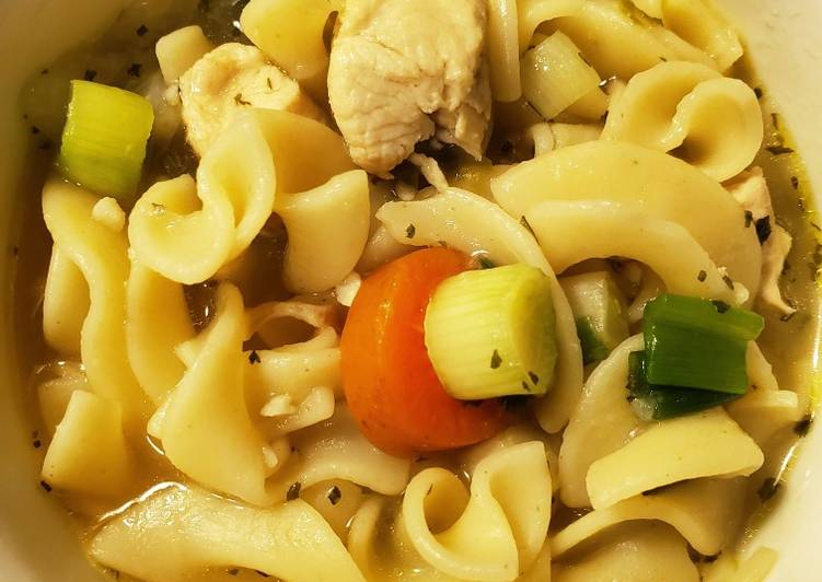 Easiest Way to Prepare Homemade Chicken Noodle Soup