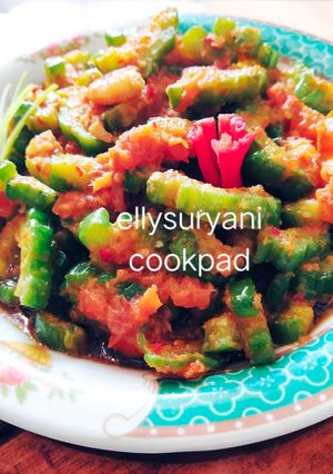 Foto resep Tumis Pare Pedas Cabe Setan dan Ebi Sedap Yummy dan Gak Pahit