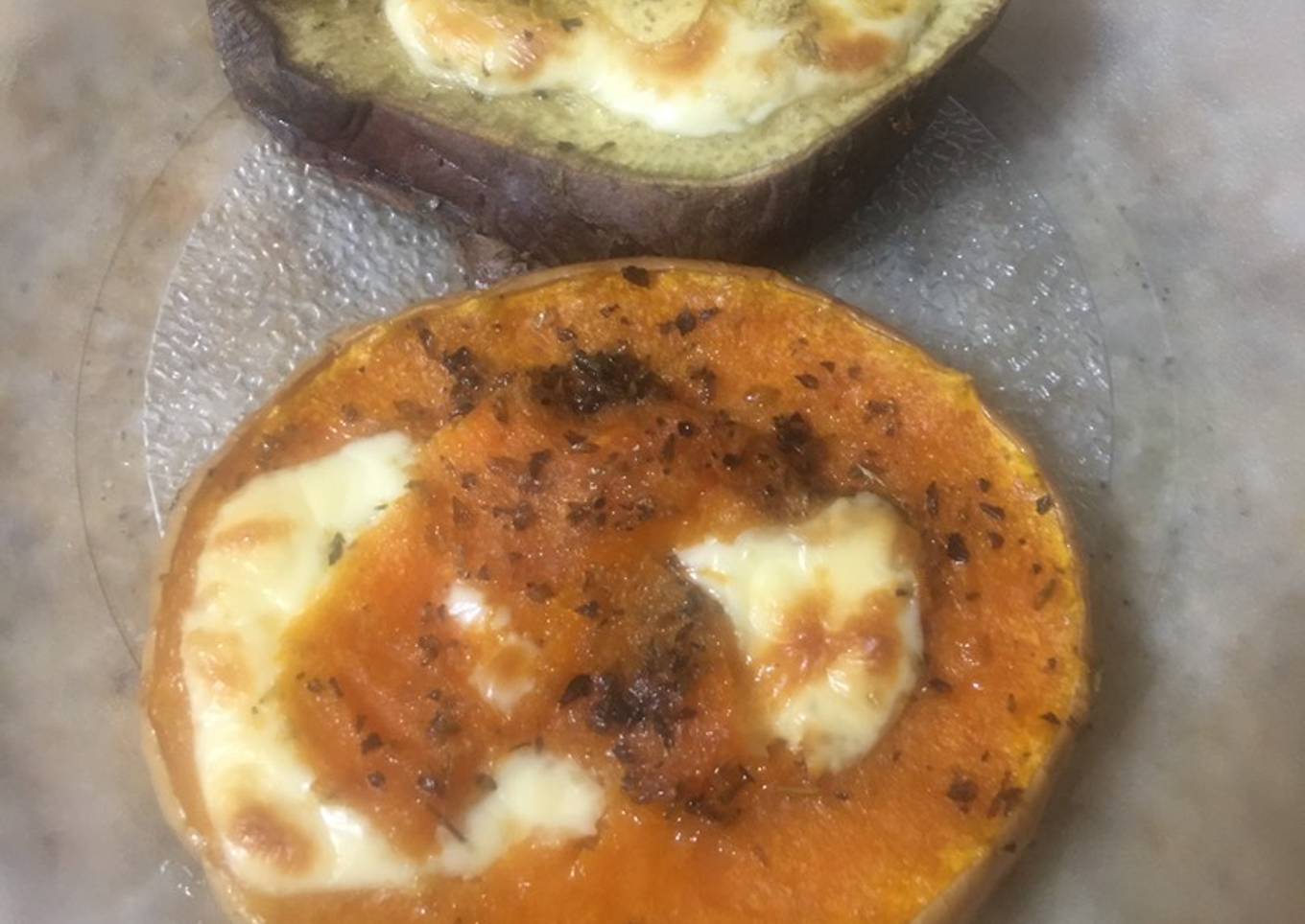 Zapallo y batatas al horno