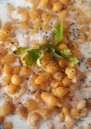 A picture of Boondi Raita.