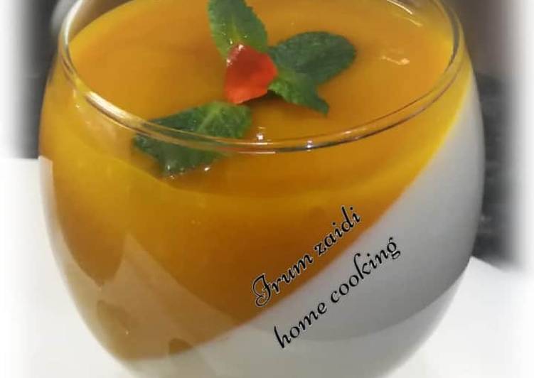 Step-by-Step Guide to Make Quick 🍹Mango Panna Cotta🍹