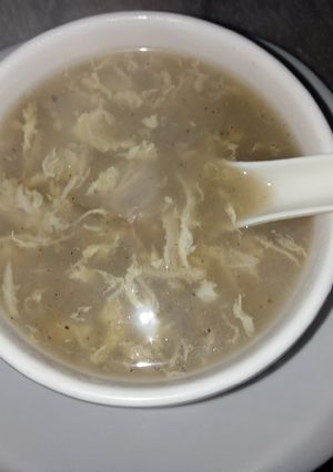 A picture of Black pepper chicken soup 🍲😋😋.