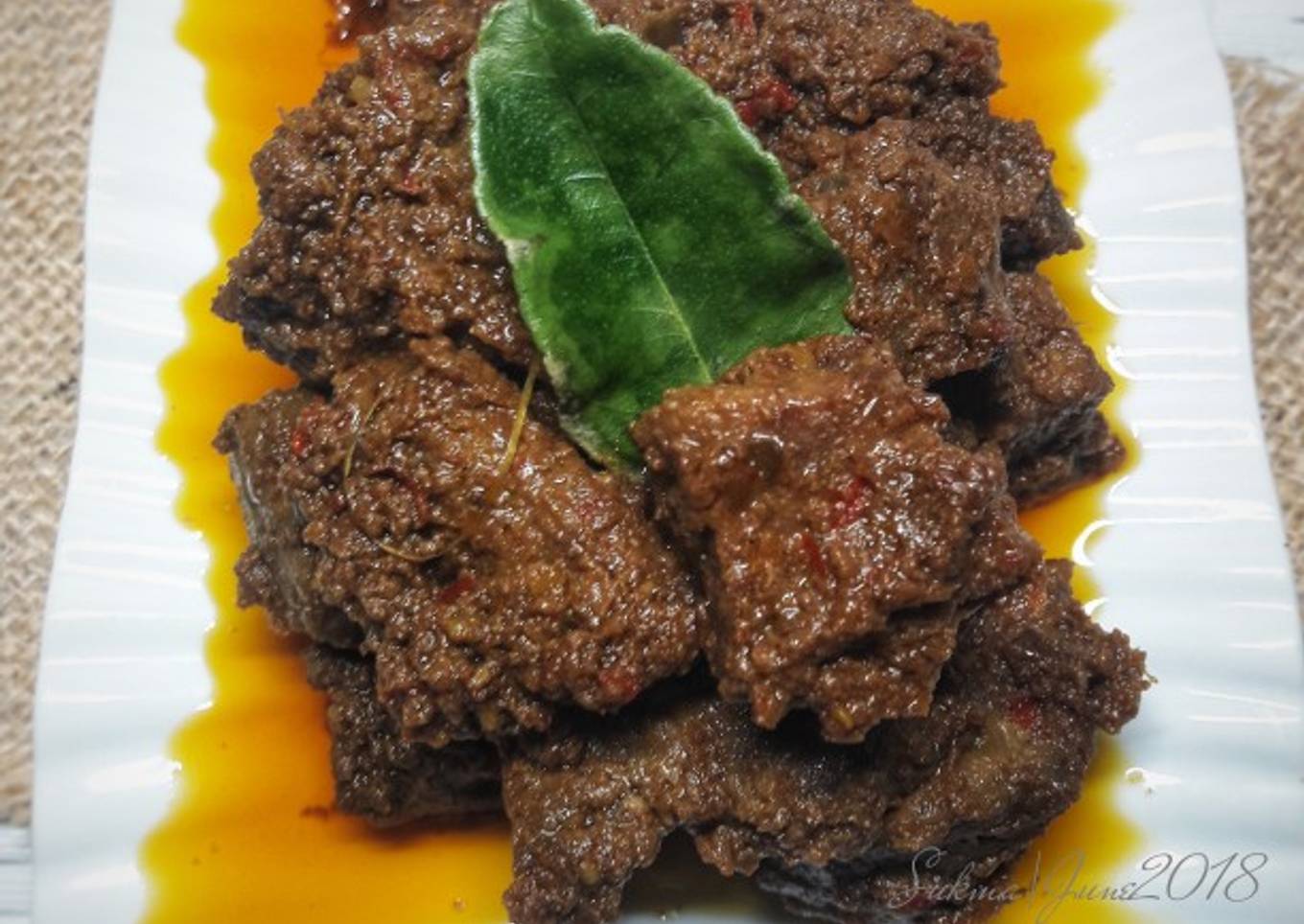 Rendang Daging Sapi