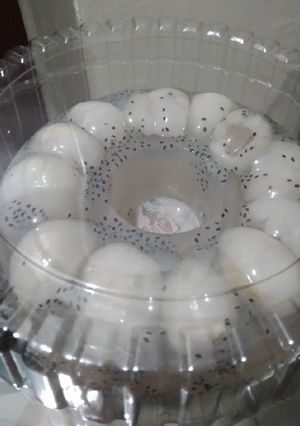 Foto resep Puding leci selasih