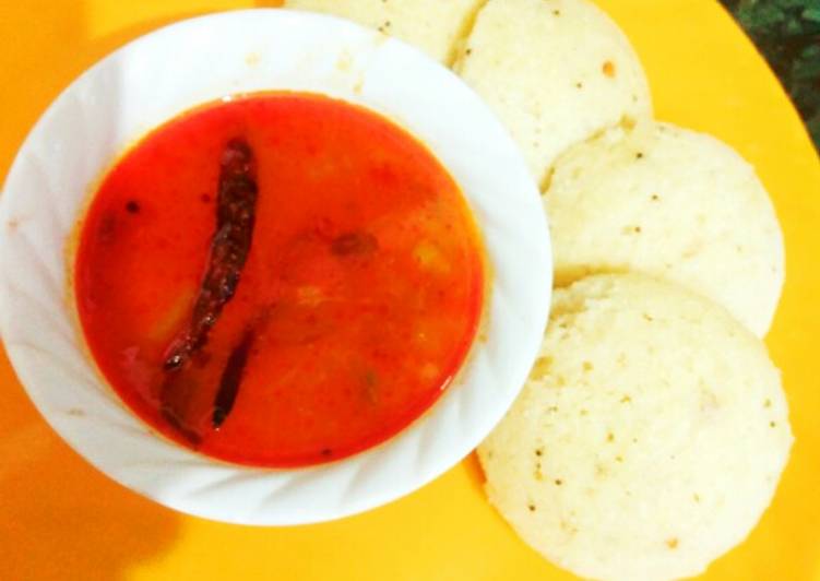 How to Make Homemade Idli sambhar