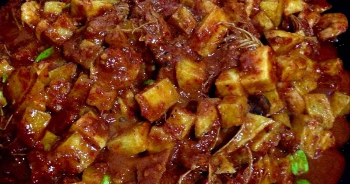  Resep  Sambal  goreng udang  kentang  petai oleh Farah Mahri 