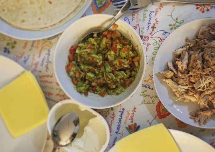 Fajitas de pollo de aprovechamiento