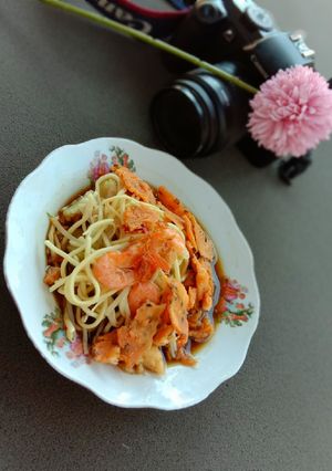 Foto resep Lontong mie