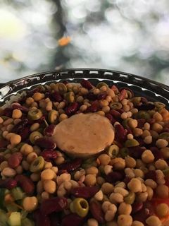 صورة لوصفة سلطة البقوليات