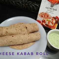 A picture of Cheese Kabab Roll 😀😀.