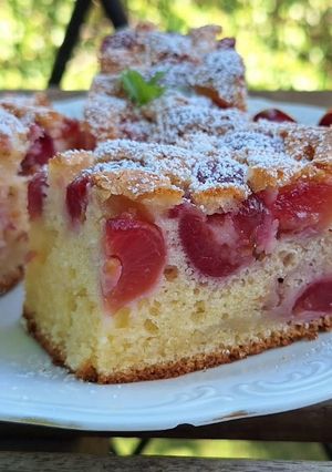 Cseresznyés pite recept fotója