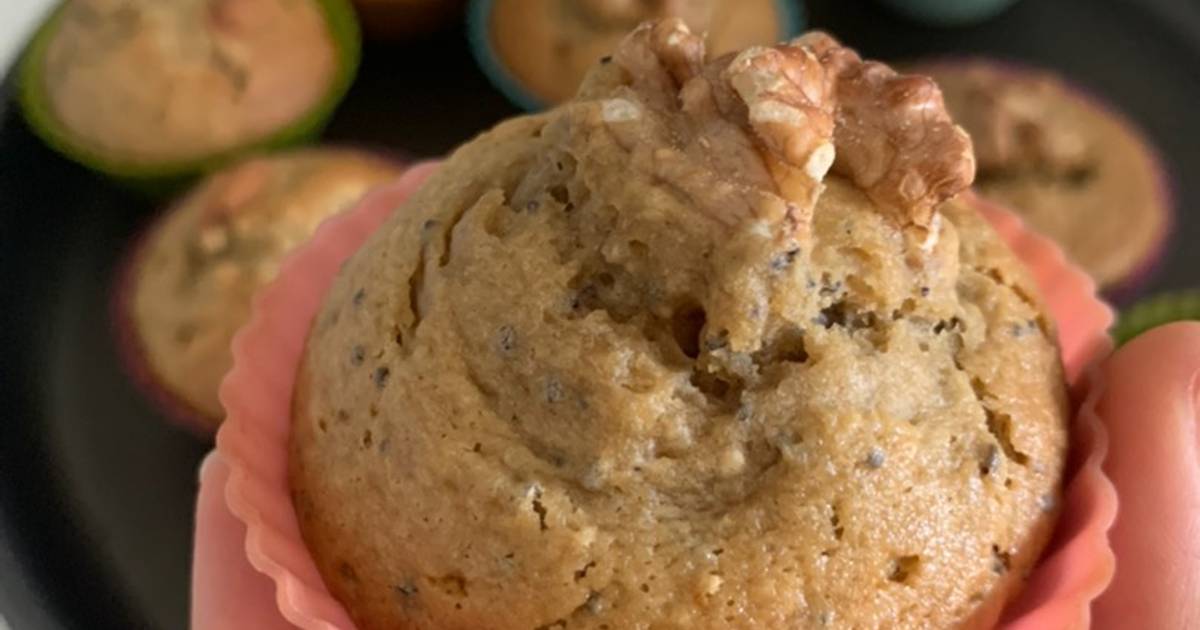 Muffins de banana en licuadora Receta de Pamela Badgen Cookpad