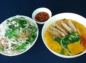 Hình của món Bún chả cá.